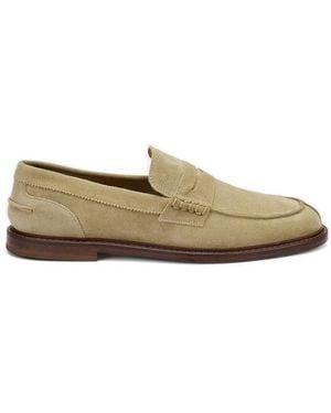 Frau Mocassins En Daim À Effet Usé - Multicolour