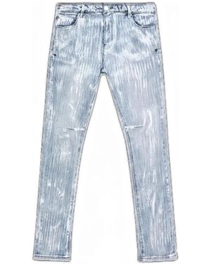 RTA Bryant Washed-Effect Skinny Jeans - Blue