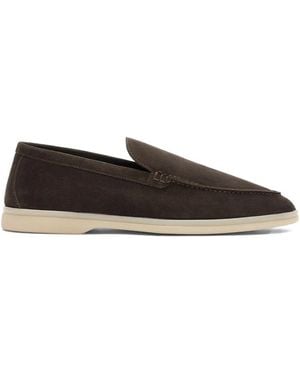 SCAROSSO Loafer aus Wildleder - Schwarz