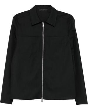 Low Brand Zip-Up Shirt - Black
