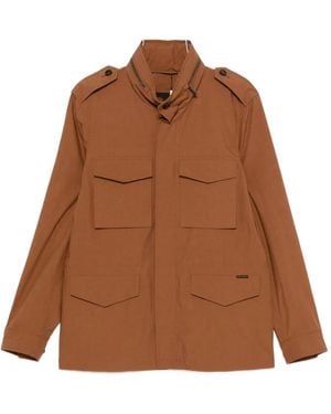 Moorer Denver Flap-pocket Jacket - Brown