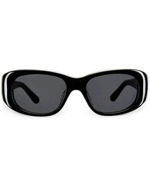 THISTLES The Al Sonnenbrille Mit Eckigem Gestell - Schwarz