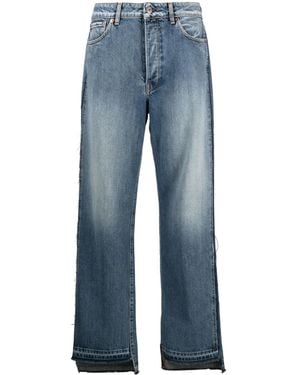 3x1 Mid-Rise Wide-Leg Jeans - Blue