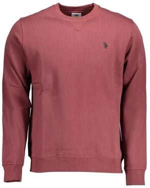 U.S. POLO ASSN. Sudadera Con Logo Bordado - Rojo