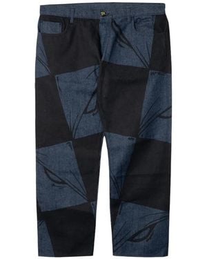 ANTI PROMO X Matty Boy Belt-Loop Jeans - Blue