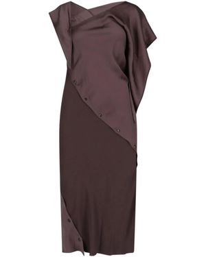 Setchu Vestido asimétrico - Morado