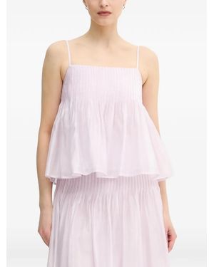 INTROPIA Coral Spaghetti-Strap Top - Purple