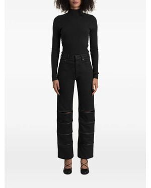 Contessa Mills Arcana Cut-Out Jeans - Black