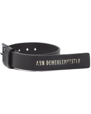 Ann Demeulemeester Vanir Buckle Bracelet - White