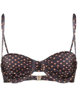 Faithfull the Brand Stefania ビキニトップ - ブラウン