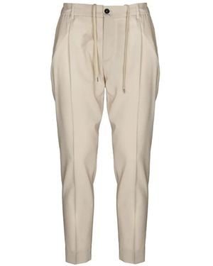 BE ABLE Drawstring Trousers - Natural