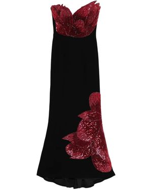 AAVVA Vestido con lentejuelas - Rojo