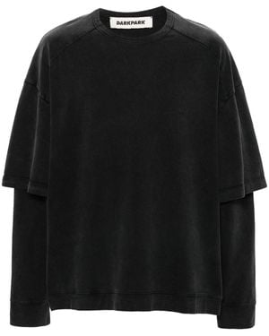 DARKPARK Theo Layered-Effect T-Shirt - Black