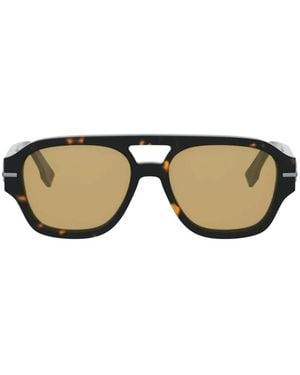 Fendi Browline Sunglasses - Natural