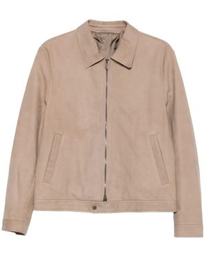 Salvatore Santoro Leather Jacket - Natural