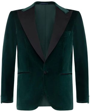 Franzese Collection Peak-Lapels Blazer - Green