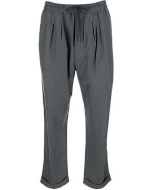 Tom Ford Pantaloni Con Coulisse - Grigio