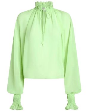 Genny Blusa Con Cordones - Verde