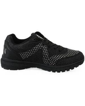 Philipp Plein Star-Pattern Low-Top Sneakers - Black
