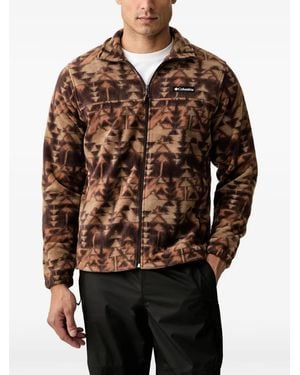 Columbia Steens Mountain Cardigan Mit Geometrischem Print - Schwarz