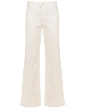 Emme Baschi Patch-Pocket Trousers - White