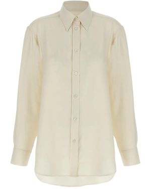 Brioni Silk Shirt - White