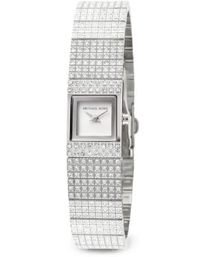 Michael Kors Mini Darrington Armbanduhr Mit Pavé - Weiß