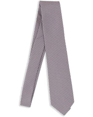 Ferragamo Silk Tie - Purple