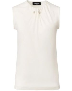 Fabiana Filippi Cappotto Smanicato - Bianco
