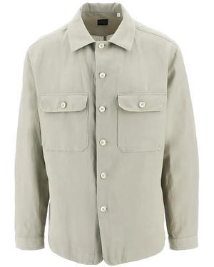 Xacus Long-Sleeved Pocket Shirt - White