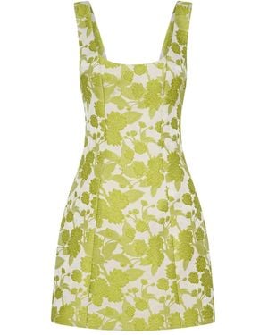 Anna Quan Minikleid Mit Blumen-Print - Gelb