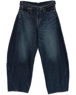 Sacai Belted Jeans - Blue