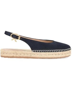 Gianvito Rossi Paz Buckle Espadrille - Blue