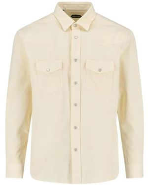 Tom Ford Overhemd Met Drukknoop - Wit