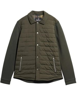Barbour Knowle Sweatshirt Mit Steppung - Grün