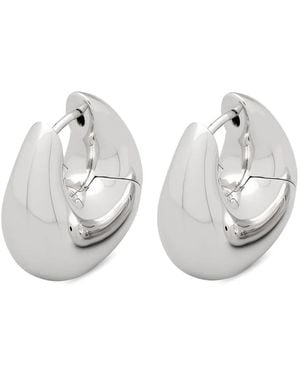 Tom Wood Medium Bao Earrings - White