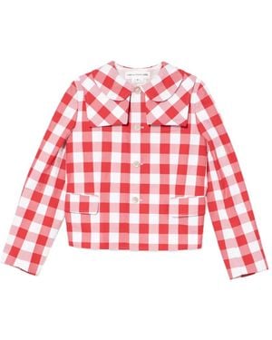 Comme des Garçons Gingham Collared Jacket