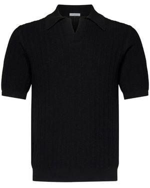 Malo Klassisches T-Shirt - Schwarz