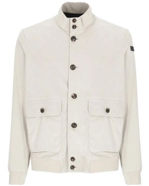 Rrd Buttoned Front-Pockets Jacket - White