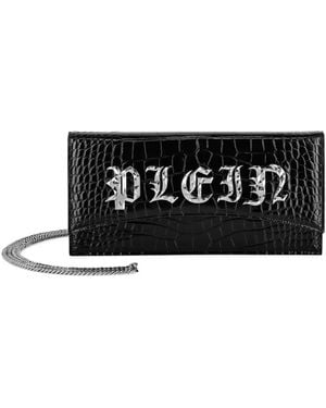 Philipp Plein スローガン クラッチバッグ Philipp Plein スローガン クラッチバッグ | グリーン | FARFETCH JP