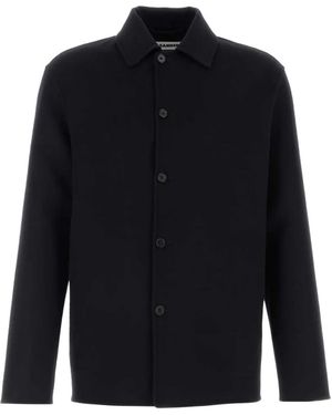Jil Sander Long-Sleeve Button-Up Shirt - Blue
