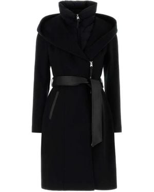 Mackage Shia Hooded Belted Coat - Black