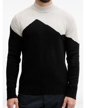 EA7 Jersey con diseño colour block - Negro