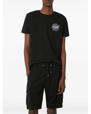 Alpha Industries Drawstring Cargo Shorts - Black