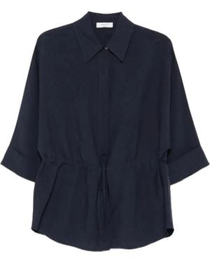Rundholz Black Label Blusa Con Dobladillo Redondeado - Azul
