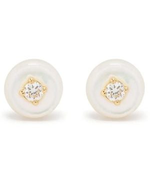 Fernando Jorge 18Kt Orbit Diamond Stud Earrings - White