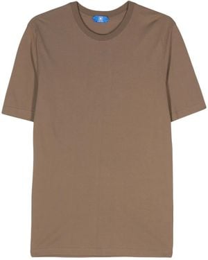 KIRED Kiss Cotton T-Shirt - Brown