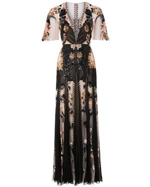 Temperley London Gilded Gown Dress - White