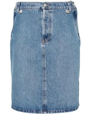 Coperni Denim Mini Skirt - Blue