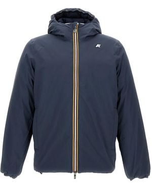 K-Way Jack Reversible Bomber Jacket - Blue